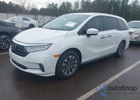 2023 Honda Odyssey Ex-L from USA, damaged, VIN 5FNRL6H6XPB035974